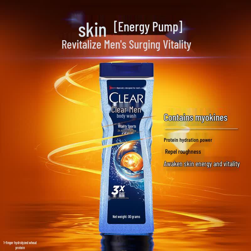 CLEAR Men's Energizing Body Wash
