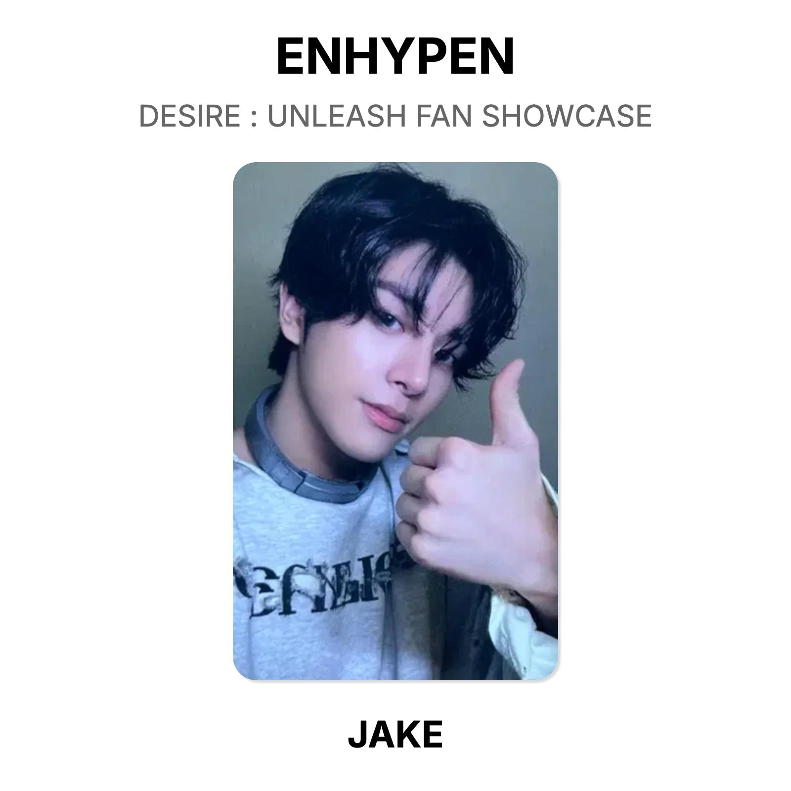 ENHYPEN DESIRE : UNLEASH FAN SHOWCASE Official Photocard JAKE