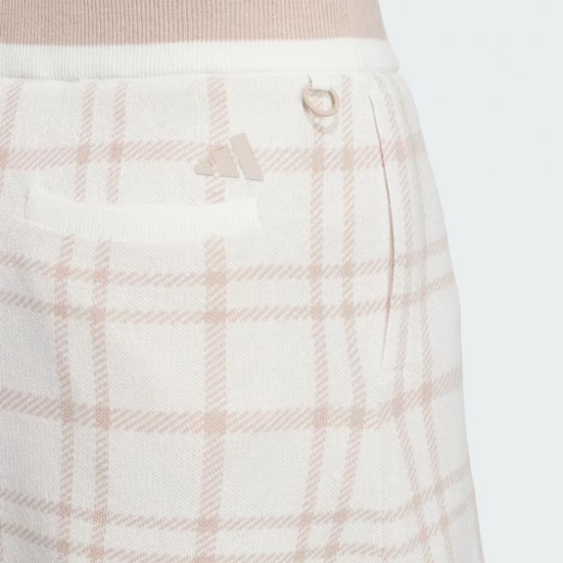 Adidas Golf Women S Pulley faShion 3S Checked Skirt iS4756