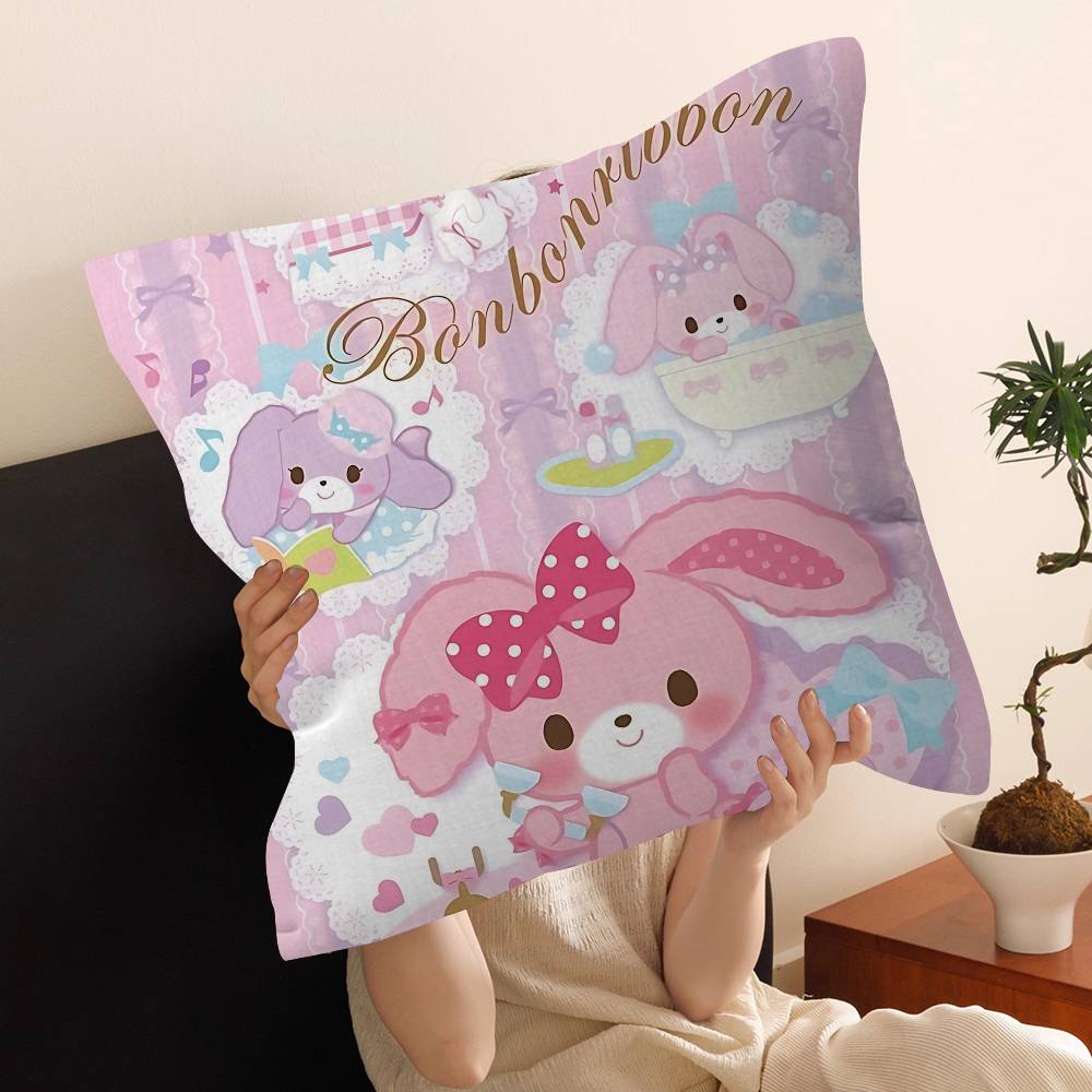 Cartoon S-SugarbunnieS-S Cushion Cover Inches Farmhouse Decor Home Throw Pillow Covers For Couch Decorations