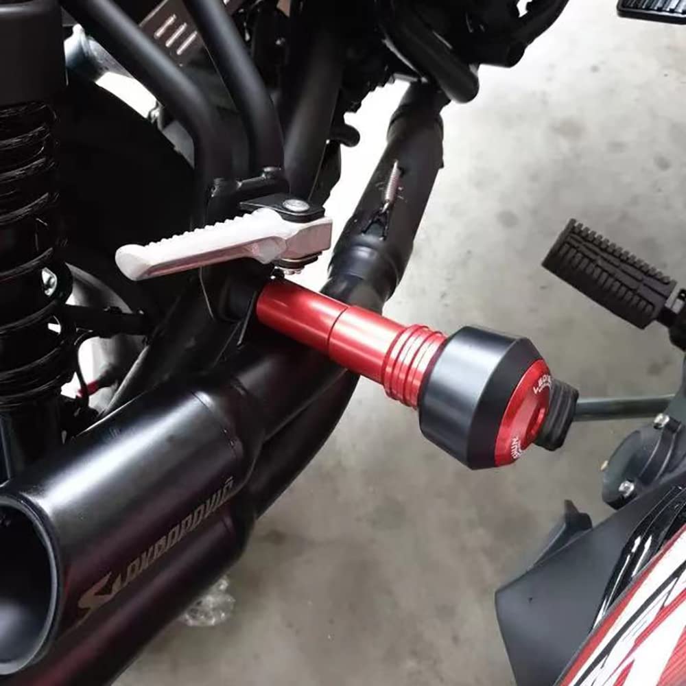 Motorcycle Muffler Slider for NX400/500 (NC56'24~) Guard Slider (1 Piece) (Red)