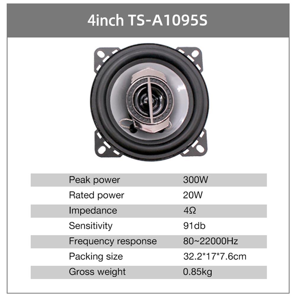 1 Paar 6/5/4 Zoll HiFi-Koaxiallautsprecher 12 V Auto-Universal-Audio-Stereolautsprecher Auto-Musik-Stereo-Vollbereichsfrequenzlautsprecher