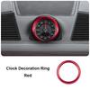 Car Clock Decoration Ring Stopwatch Compass Stopwatch Sticker Decoration Trim For Porsche Cayenne Macan Panamera 911 718