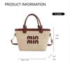 New Summer Beach Grass Woven Bag Women's Handbag Embroidered Thread Fashion Crossbody Bag Women's Unique Design Shoulder Bag