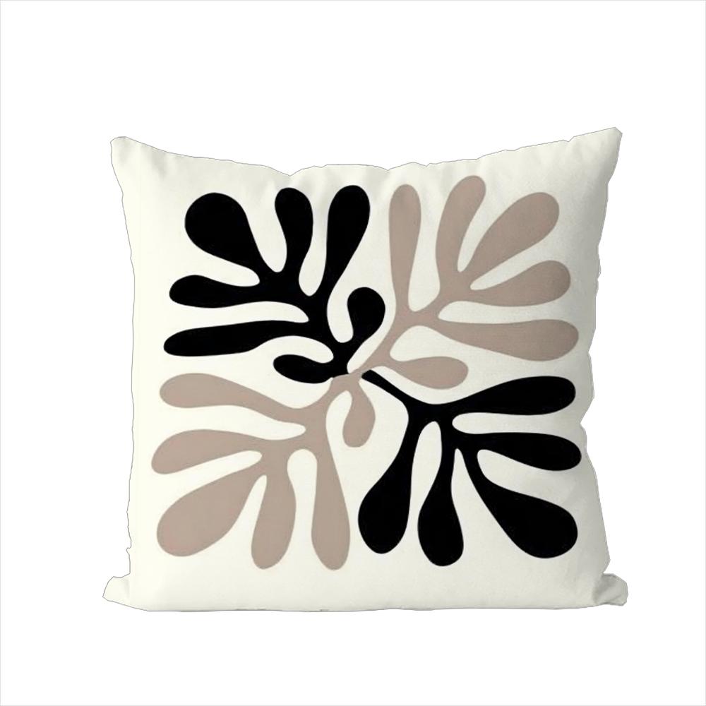 

Classic Modern Flowers Pillow Case For Car Sofa Decorative Home Doublesided Print Plush Square Throw Pillow Cushion Cover 30x30cm