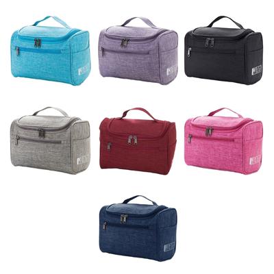 Tragbare Organizer-Tasche für Toilettenartikel Wasserdichte Handtasche Reisetasche Reißverschluss Handtasche Kosmetik-Aufbewahrungstasche