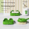Frog Soap Holder Bathroom Soap Box Fast Drain Bathroom Counter Soap Dish Bathroom Supplies Organizing Storage Tray For Counter