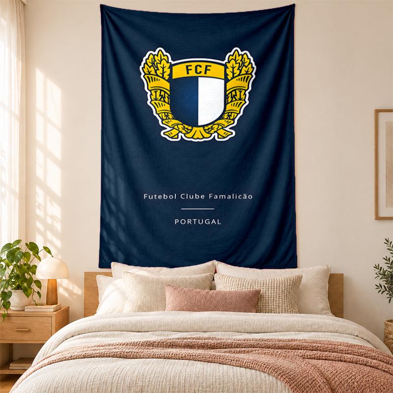 FC Famalicao Tapestry highquality for decorating living room bedroom dorm walls ideal as bedroom wallart orholiday gift