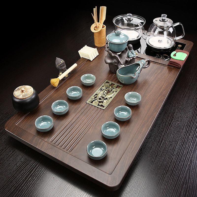 Jiakangming Automatic Tea Tray with Integrated Kettle Tea Set