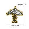 West Cowboys Iron On Patches For Clothing thermoadhesive Patches For Clothes Mushroom Embroidery Patches For Hat/Jeans DIY Badge