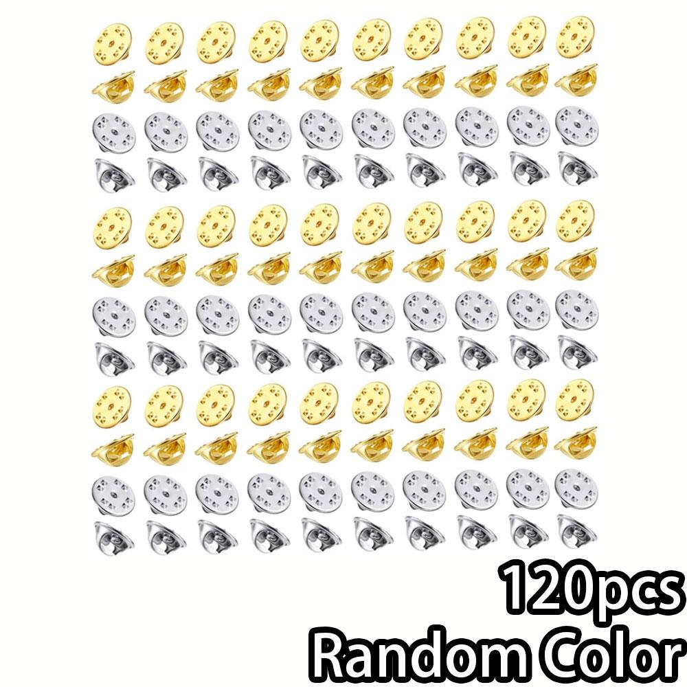 40/80/120pcs Yellow and White Brooch Base DIY Brooch Clip Jewelry Buckle DIY Necklace Bracelet Anklet Phone Chain