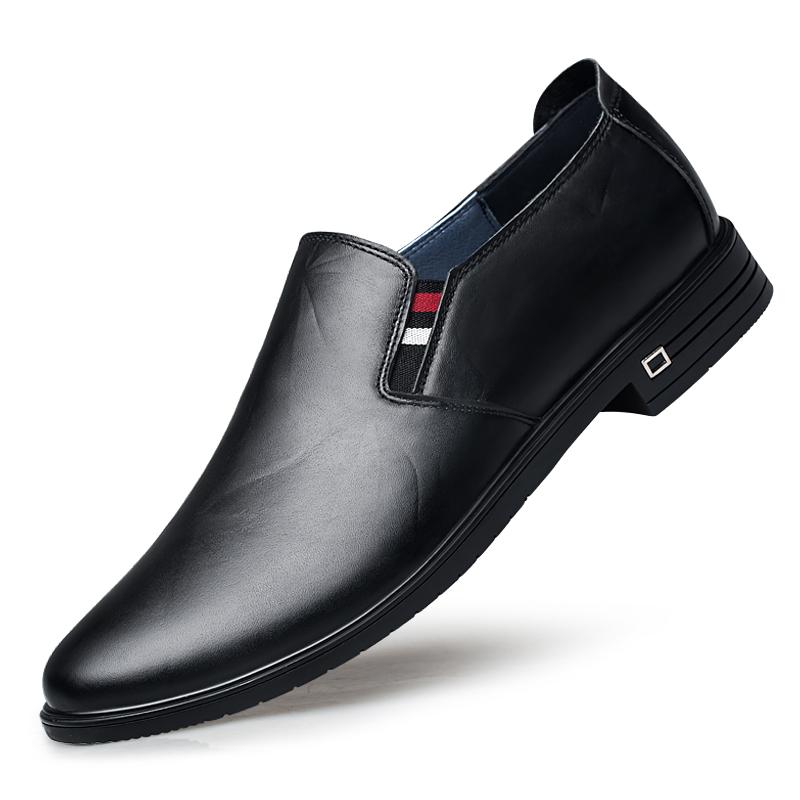 

Роскошные брендовые туфли для банкета, мужские туфли с массажной подошвой, удобные мокасины для офиса, бизнеса, поездок на работу, мужская обувь из натуральной кожи 44 чёрный