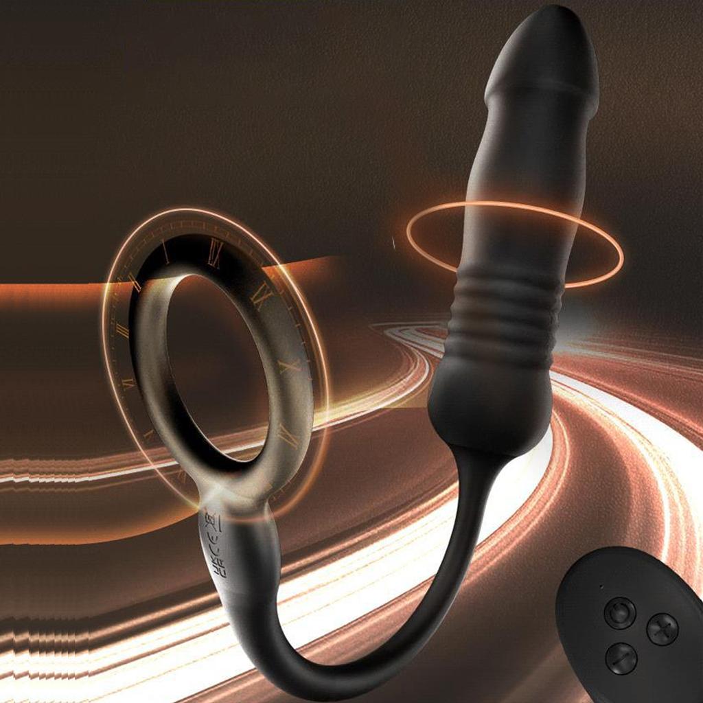 Retractable Dildo Vibrator Female Masturbator G Spot Vaginal Stimulator Prostate Massager Butt Plug Butt Plug Male Sex Toys