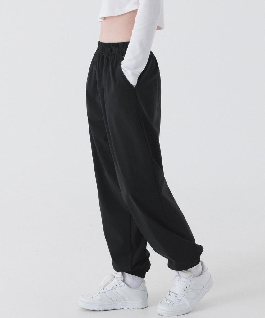 PIANER Cool Stretch Semi-Wide Jogger Pants (Black)