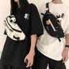 Unisex Chest Bag Simple Storage Bag Lightweight Travel Small Backpack Crossbody Bag Fashion Casual Single Should Bags