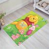 1pc Disney Winnie the Pooh Pattern Carpet Area Rug Non-slip Carpet Hand Washable Floor Mat Suitable For Living Room Bedroom Home Decor Room