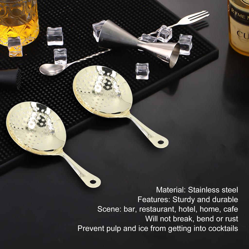 Cocktail Strainer Professional Stainless Steel   Cocktail Strainer for Bar   Restaurant