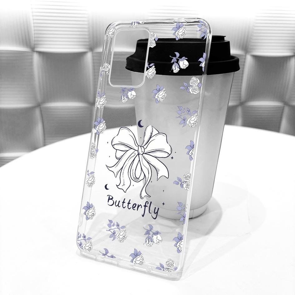 For Realme 8 5G Case RMX3241 Popular Butterfly Soft Silicone Clear TPU Cover For Realme Narzo 30 5G Funda Realme8 8s 5G V13 Capa