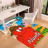 Custom personalization Barbapapa Print Area Rug - Soft, Washable Non-Slip Indoor Mat,Living Room,Home&Office Decorative Rug