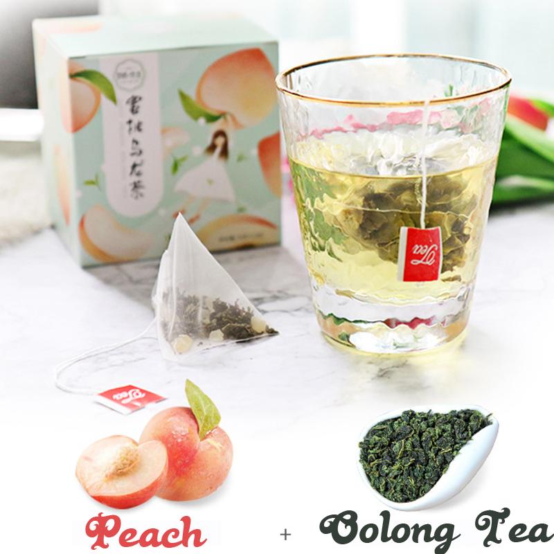 Buy Peach Oolong Tea Triangle Bag Milk Tea Cold Tea Combination Tea