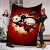 Pucca Theme Printed Blanket - Perfect for Couch, Bed, Travel & Outdoor Use | Machine Washable, Cozy & Durable.