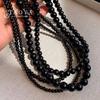 2026 New Design Gothic Girl's Sexy Black Pearl Beaded Necklace For Women's Trendy Jewelry Unusual Clavicle Chain Accessories