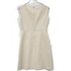 GUCCI 631483 Ivory Silk Wool Sleeveless Side Vest Dress dress 38 IvoryUsed
