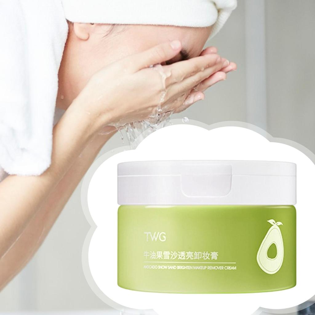 Makeup Remover Cleansing Balm Easy To Use Portable Premium Travel Essentials 100ml Avocado Style A