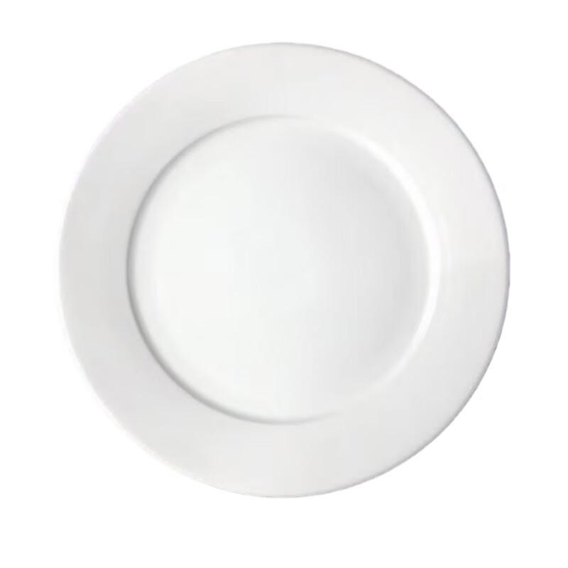 DISHJOY Круглые белые керамические обеденные тарелки