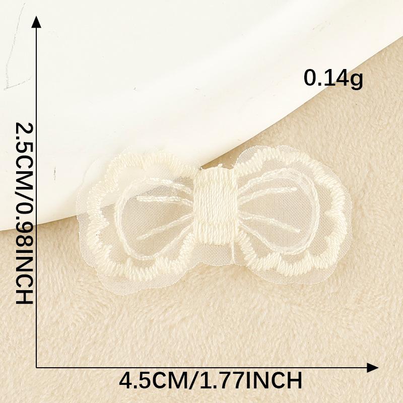 Embroidery Label Hair Accessories Flower Lace Embroidery Stickers DIY Patch Stickers Clothing Accessories Cloth Label Cloth Stickers