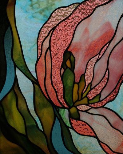 

Window Film Frosted Stained Glass Films Flower Static Cling Church Home Decor Bathroom Kitchen Door Sticker Customized (as the picture,40X50cm)