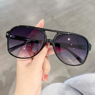 Classici Occhiali da Sole da Aviazione Pilota Retro Vintage Donna Uomo Montatura Grande Oversize Lusso Designer Ombre 70s Occhiali da Sole