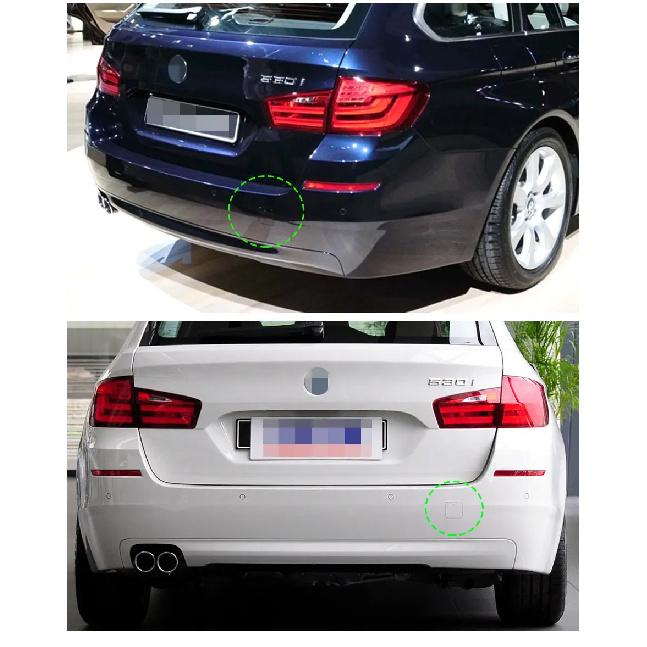 Für BMW F11 Auto Hinterer Stoßfänger Abschlepphaken Abdeckung Kappe Schwarz Für BMW 5er Kombi 520 525 530 540i 51127254922