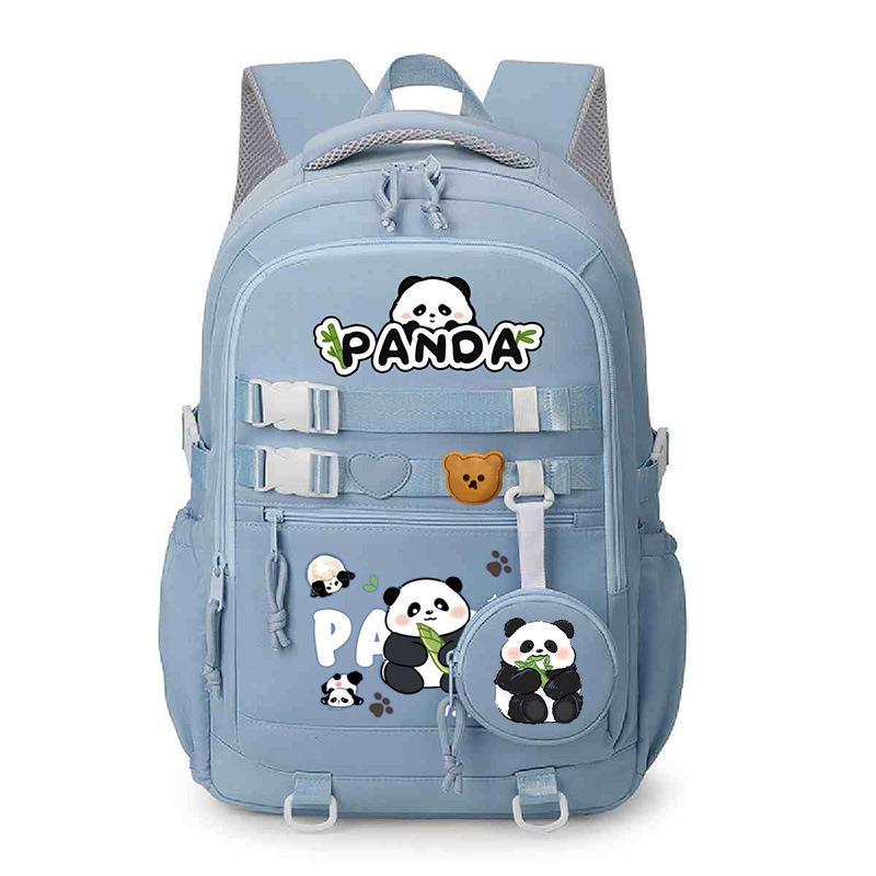 Panda Huahua 2025 New Cute Children's Schoolbag Cross-border Large-capacity Primary and Secondary School Students Lightweight Spine Protection