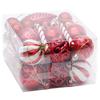 40pcs Durable Christmas Tree Balls Decoration Set Plastic Christmas Baubles Ornaments In Various Colors Ornaments