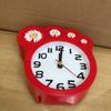 New Japanese and Korean Foot Daisy Gift Alarm Clock 3D Three-dimensional Digital Lazy Bedside Decoration Clock Super Quiet