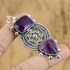 Easter Deal 925 Sterling Silver Star Amethyst Gemstone Daughter Wedding Pendant