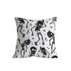 Retro Halloween Pillowcase Funny Skeleton Sofa Pillow Home Living Room Cushion Pillow Pillow