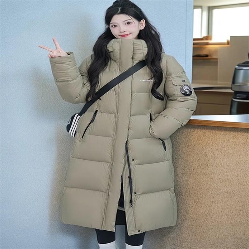 Snow Flying 2024 Damen Lange Dicke Daunenjacke X40146308FX