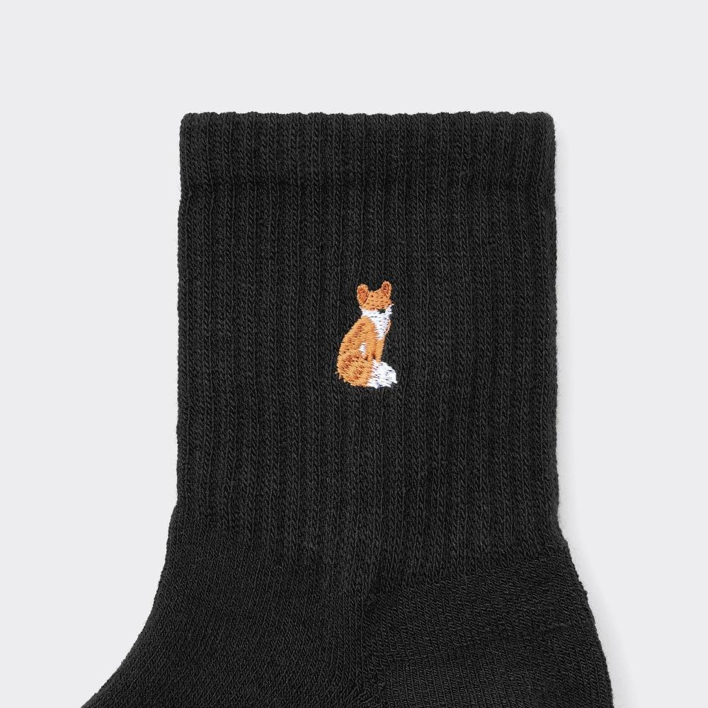 GU by Uniqlo Stil Beheizte Knöchelsocken Bestickt