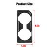 Carbon Fiber Front Water Cup Holder Panel Frame Trim Cover For Ford F150 2015 Up