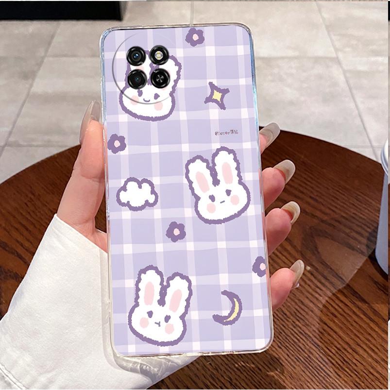 For Itel S23 Case S665L Clear Luxury Cute Love Rabbit Funny Cat Cartoon TPU Soft Silicone Phone Case For ItelS23 S 23 Back Cover