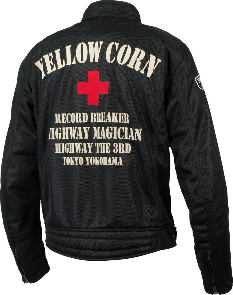[Yellow Corn] YB-4121 Light Mesh Jacket BK M