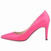 Sexy High Heels Woman Pumps 8 CM Fashion Pointed  Heel Women Shoes Elegant Black Red Job Wedding Pump Plus Size