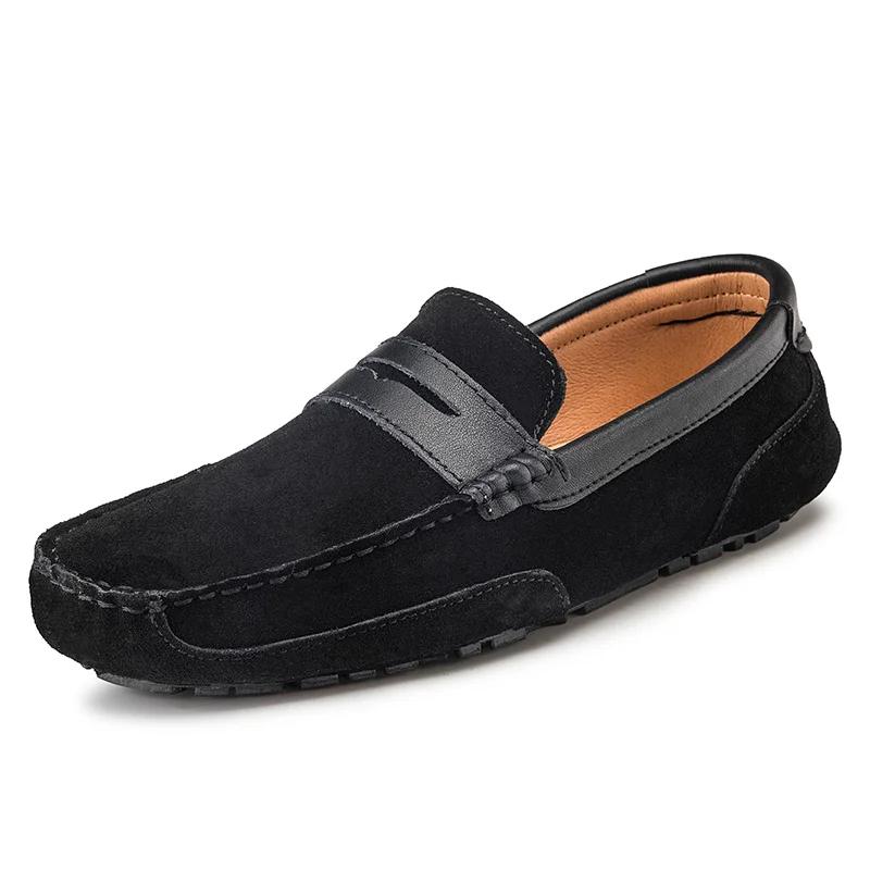 Fashion Leather Men Casual Shoes Spring Autumn Mens Loafers Shoes for Men Leather Driving Moccasins Comfy Men's Shoes