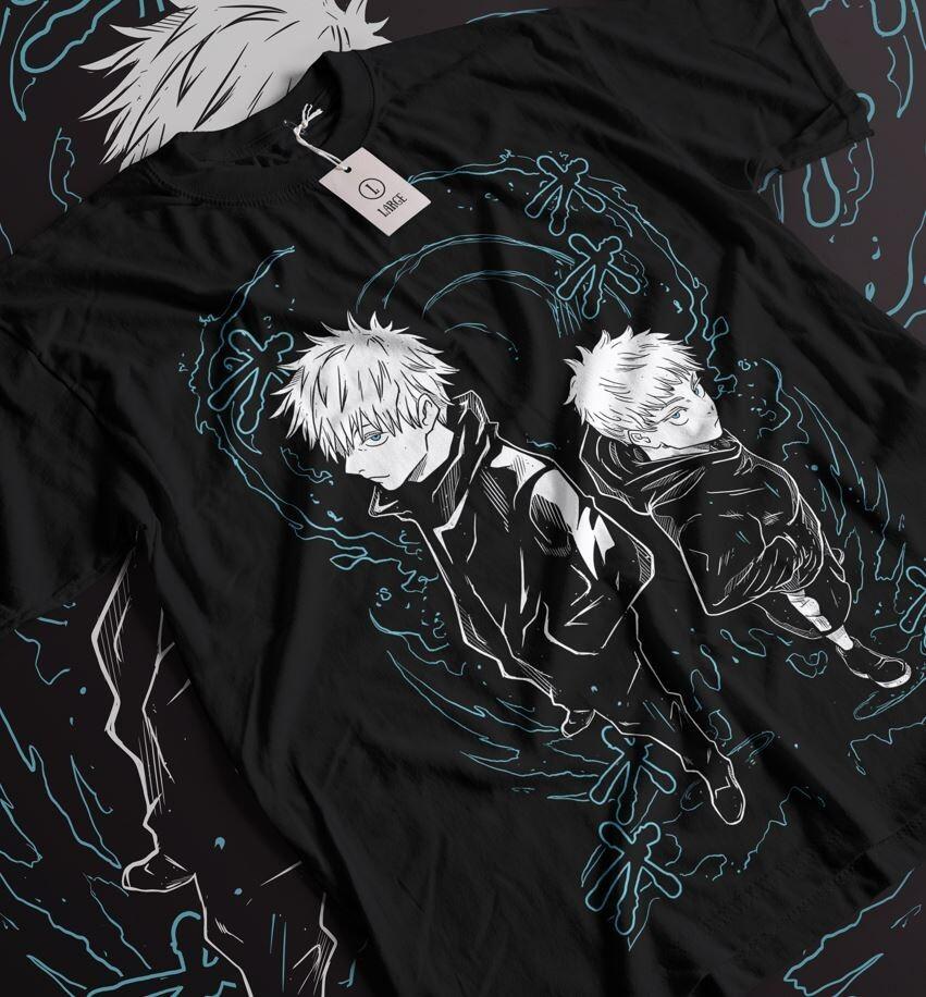 

Gojo Satoru T-Shirt Megumi Itadori Yuji Jujutsu Kaisen Sukuna Horror Gift Shirt 4XL