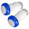 2pcs Bike Lights LED Adjustable 20 Meters Visible Handlebar Turn Signals with Built In Batteries for Bicycles