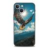 Eagle Phone Case For iPhone 17 16 15 Pro Max 11 12 13 14 7 8 Plus SE 2020 X XR XS Cover Soft Black