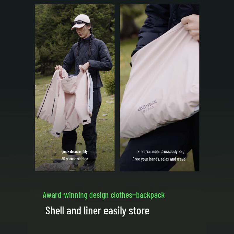 Bosideng B40132462 Windproof Casual Goose Down Jacket