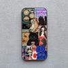 Artistic Image Stitching Black Cat Phone Case For iPhone 14 13 12 Mini 11 Pro Max 16 15 Pro Max Plus XS XR X 7 8 SE2 Back Covers